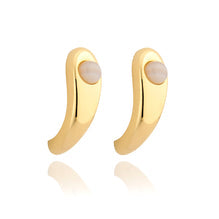 White Agate Beirut Earrings
